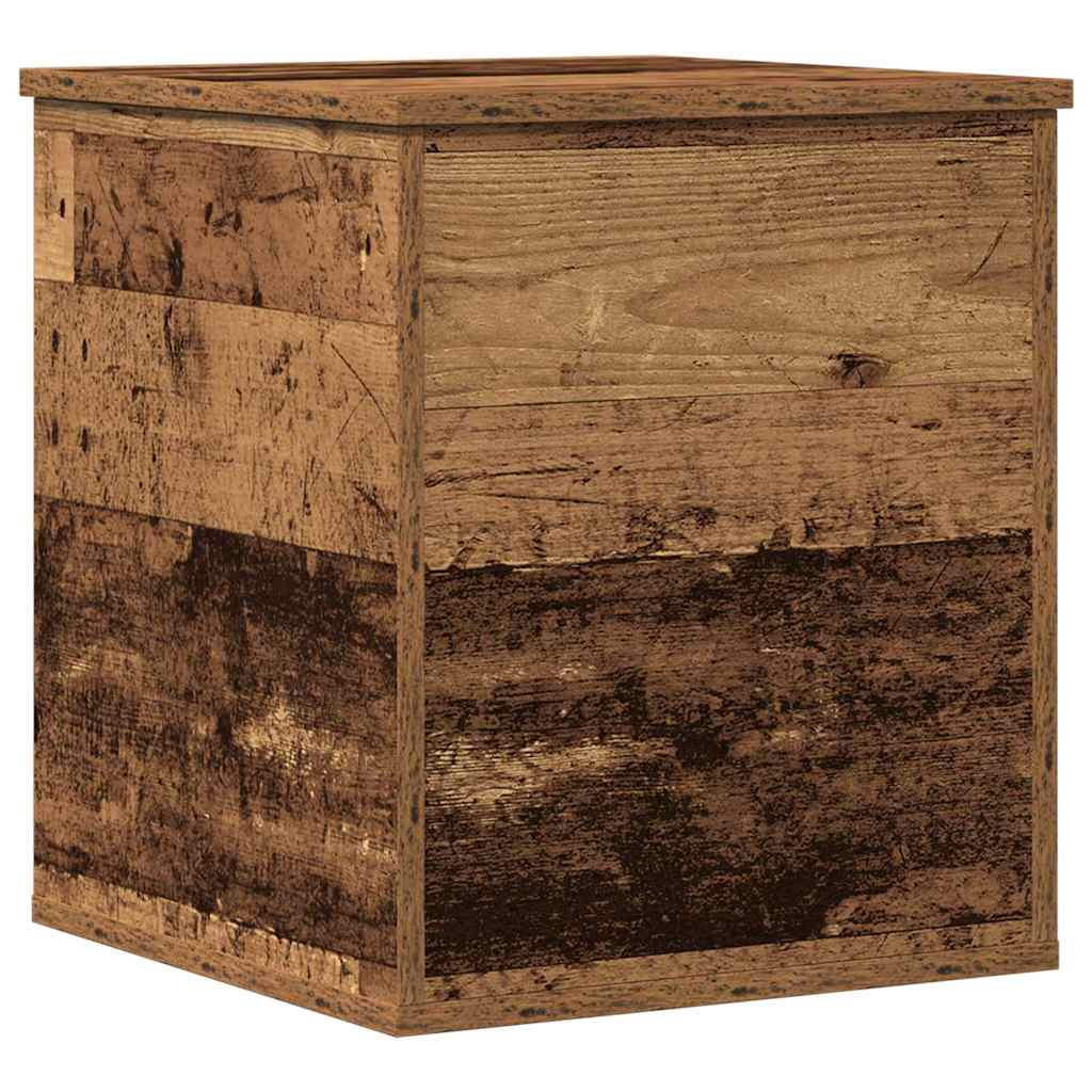 Opslagdoos met opslag Oud Hout 40 x 42 x 46 cm Bewerkt hout is nu te koop bij PeponiXL, paradijselijk wonen!