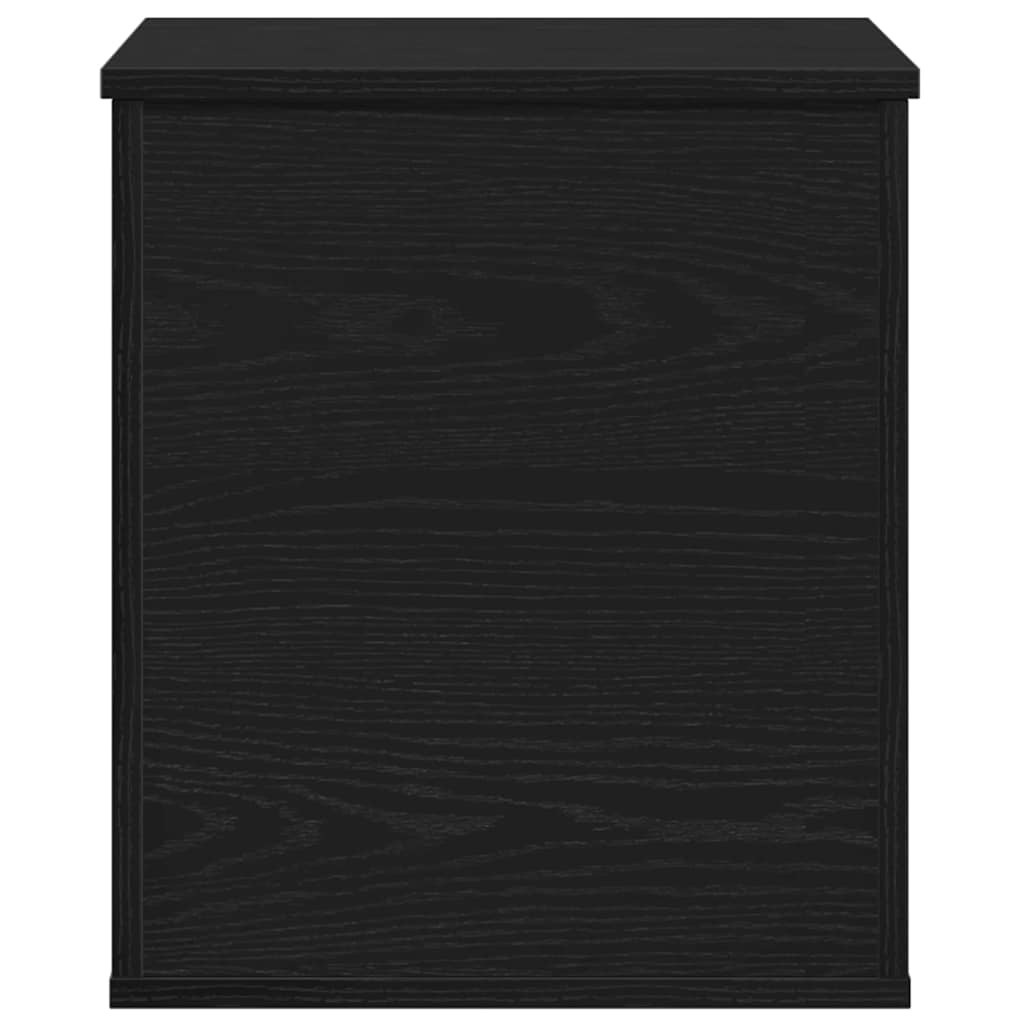 Opslagdoos met opslag Zwart Eiken 40 x 42 x 46 cm Bewerkt hout is nu te koop bij PeponiXL, paradijselijk wonen!