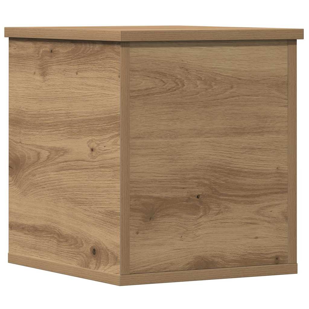 Opslagdoos Artisan Eiken 30 x 35 x 35 cm Bewerkt hout is nu te koop bij PeponiXL, paradijselijk wonen!