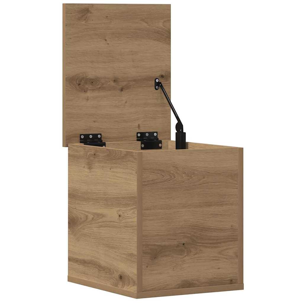 Opslagdoos Artisan Eiken 30 x 35 x 35 cm Bewerkt hout is nu te koop bij PeponiXL, paradijselijk wonen!