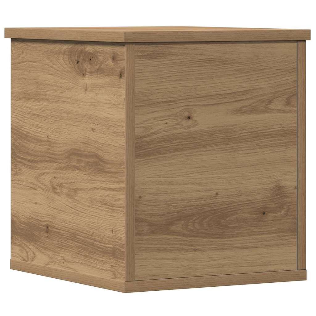 Opslagdoos Artisan Eiken 30 x 35 x 35 cm Bewerkt hout is nu te koop bij PeponiXL, paradijselijk wonen!
