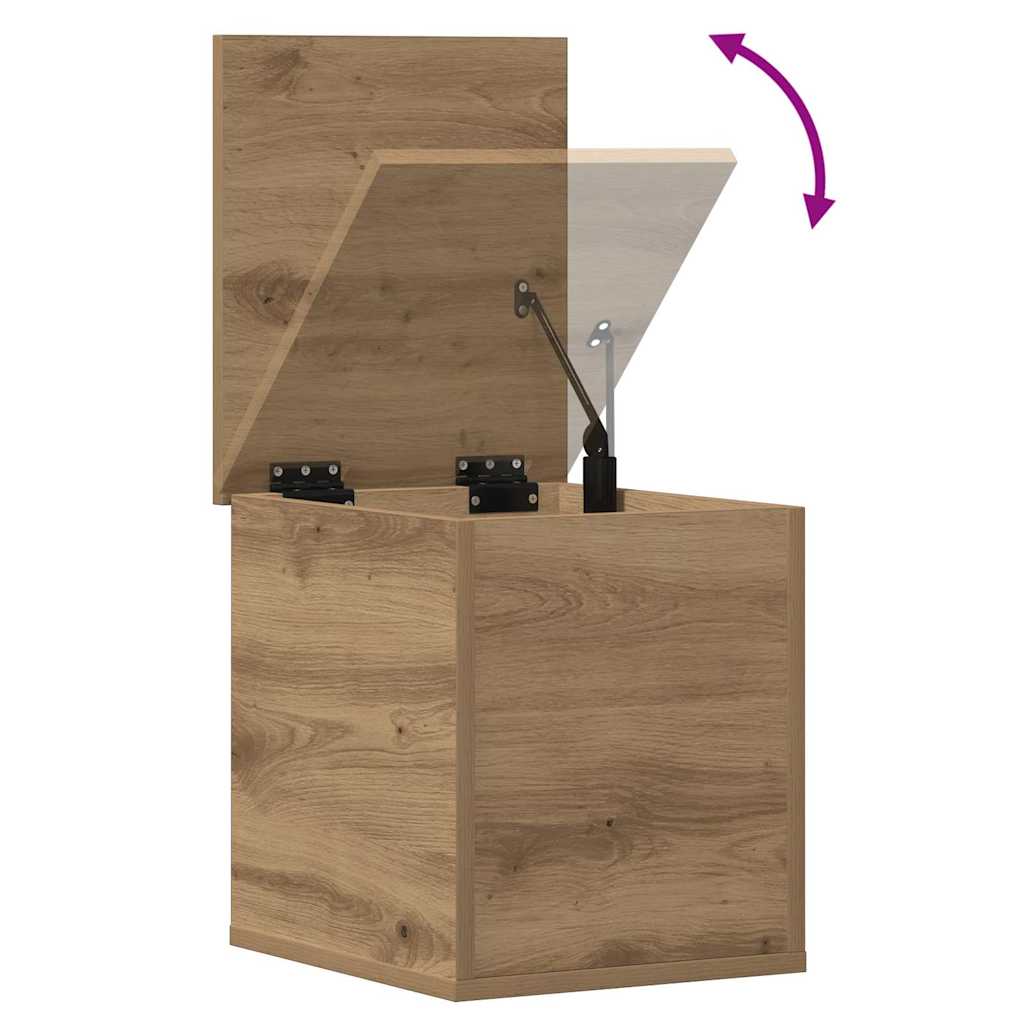 Opslagdoos Artisan Eiken 30 x 35 x 35 cm Bewerkt hout is nu te koop bij PeponiXL, paradijselijk wonen!