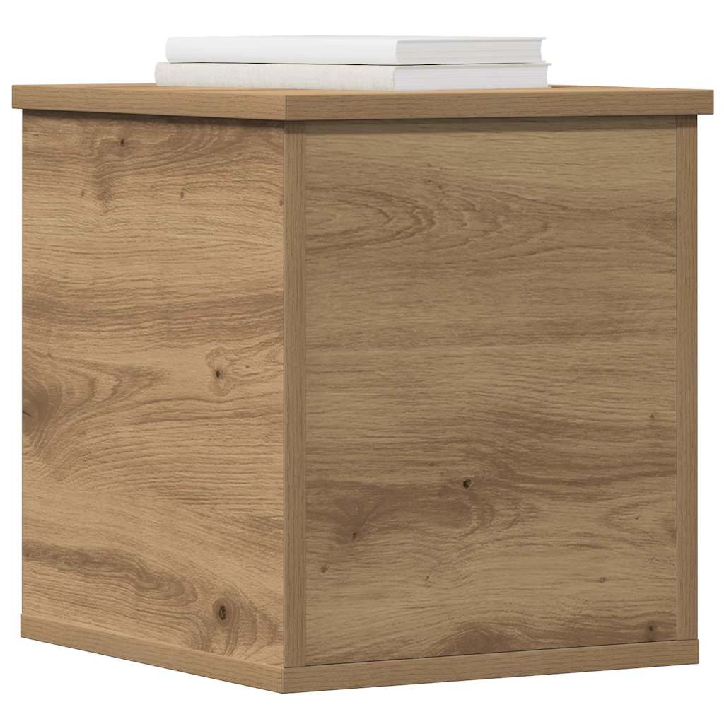 Opslagdoos Artisan Eiken 30 x 35 x 35 cm Bewerkt hout is nu te koop bij PeponiXL, paradijselijk wonen!