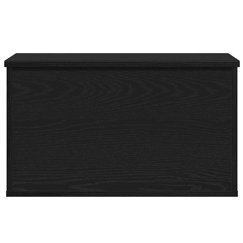 Opslagdoos met opslag Zwart Eiken 60 x 35 x 35 cm Bewerkt hout is nu te koop bij PeponiXL, paradijselijk wonen!