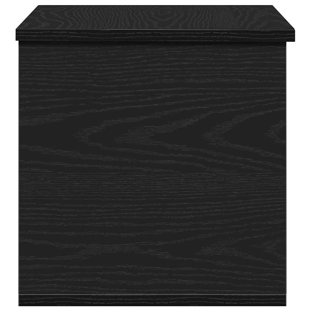 Opslagdoos met opslag Zwart Eiken 60 x 35 x 35 cm Bewerkt hout is nu te koop bij PeponiXL, paradijselijk wonen!