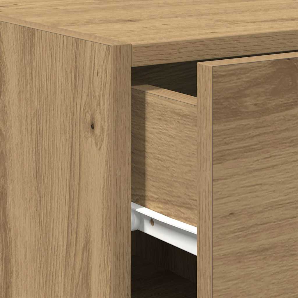 Dressoir met lade Artisan Eiken 30 x 42,5 x 93 cm is nu te koop bij PeponiXL, paradijselijk wonen!