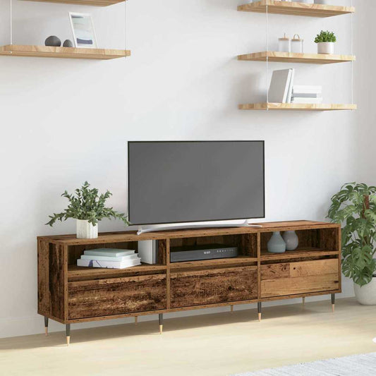 TV-kast Oud Hout 150 x 30 x 45 cm Bewerkt hout is nu te koop bij PeponiXL, paradijselijk wonen!