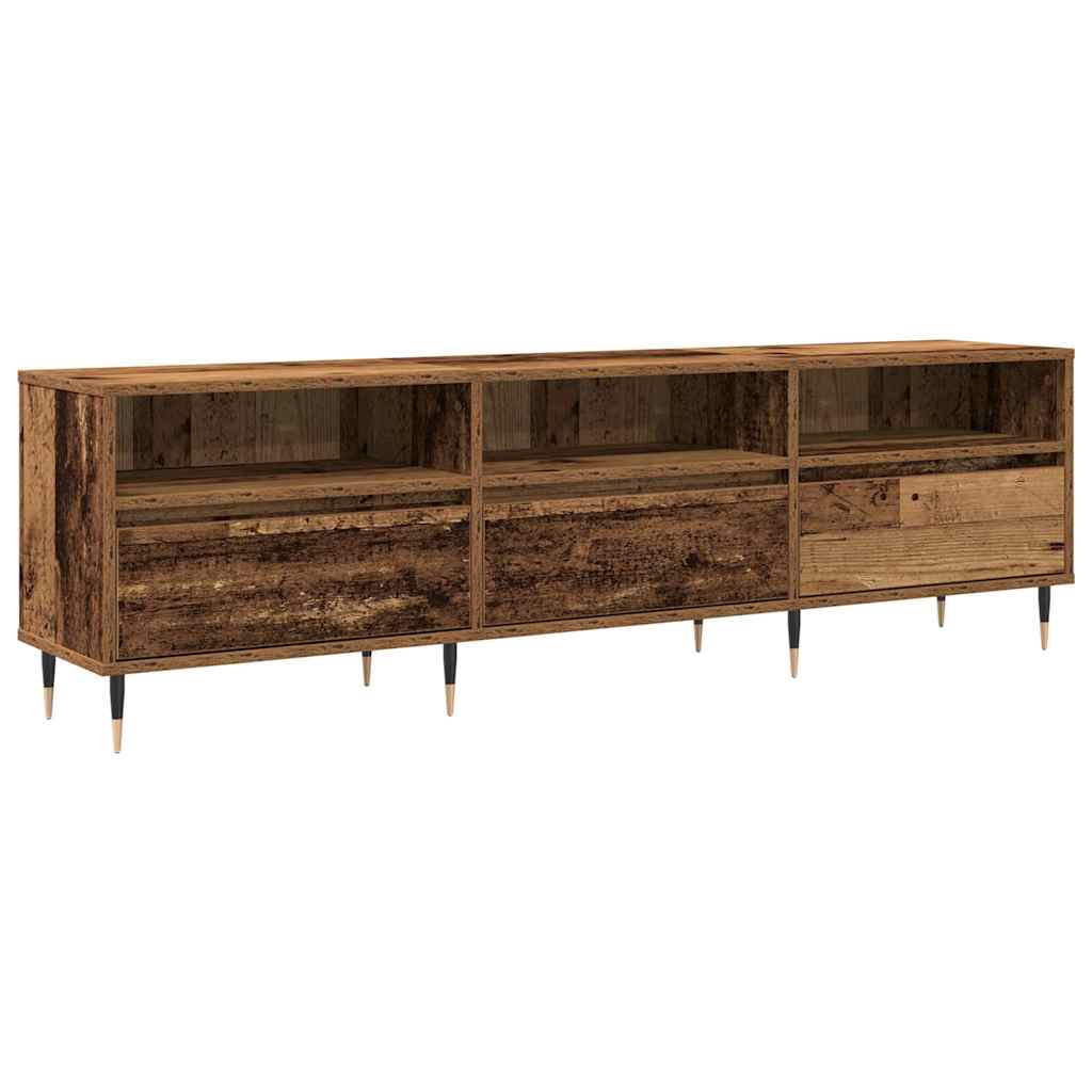 TV-kast Oud Hout 150 x 30 x 45 cm Bewerkt hout is nu te koop bij PeponiXL, paradijselijk wonen!