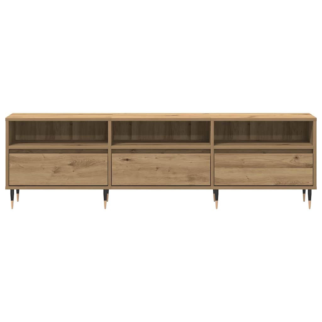 TV-kast Artisan Eiken 150 x 30 x 45 cm Bewerkt hout is nu te koop bij PeponiXL, paradijselijk wonen!