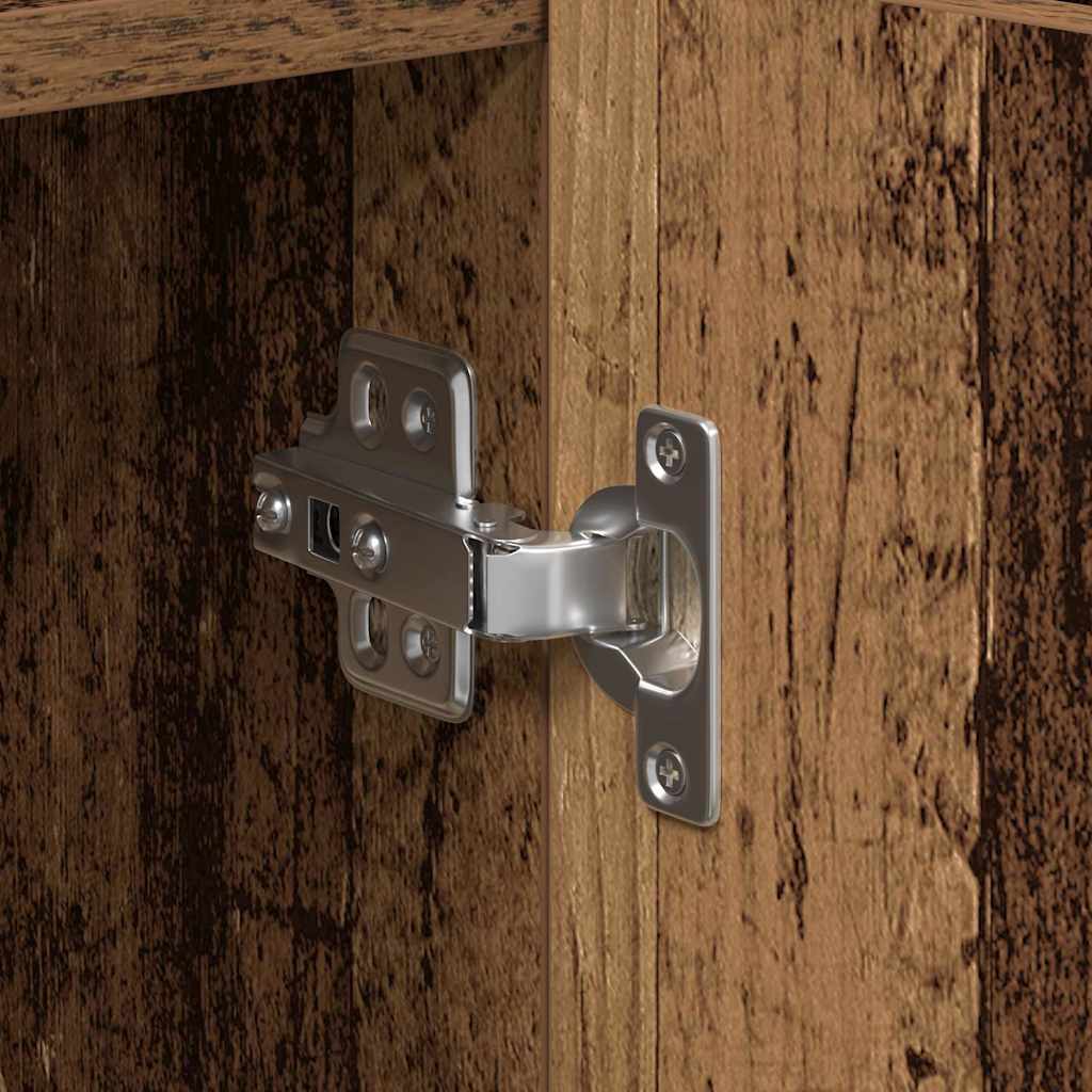 Dressoir Oudhout 90 x 34 x 80 cm Bewerkt hout is nu te koop bij PeponiXL, paradijselijk wonen!