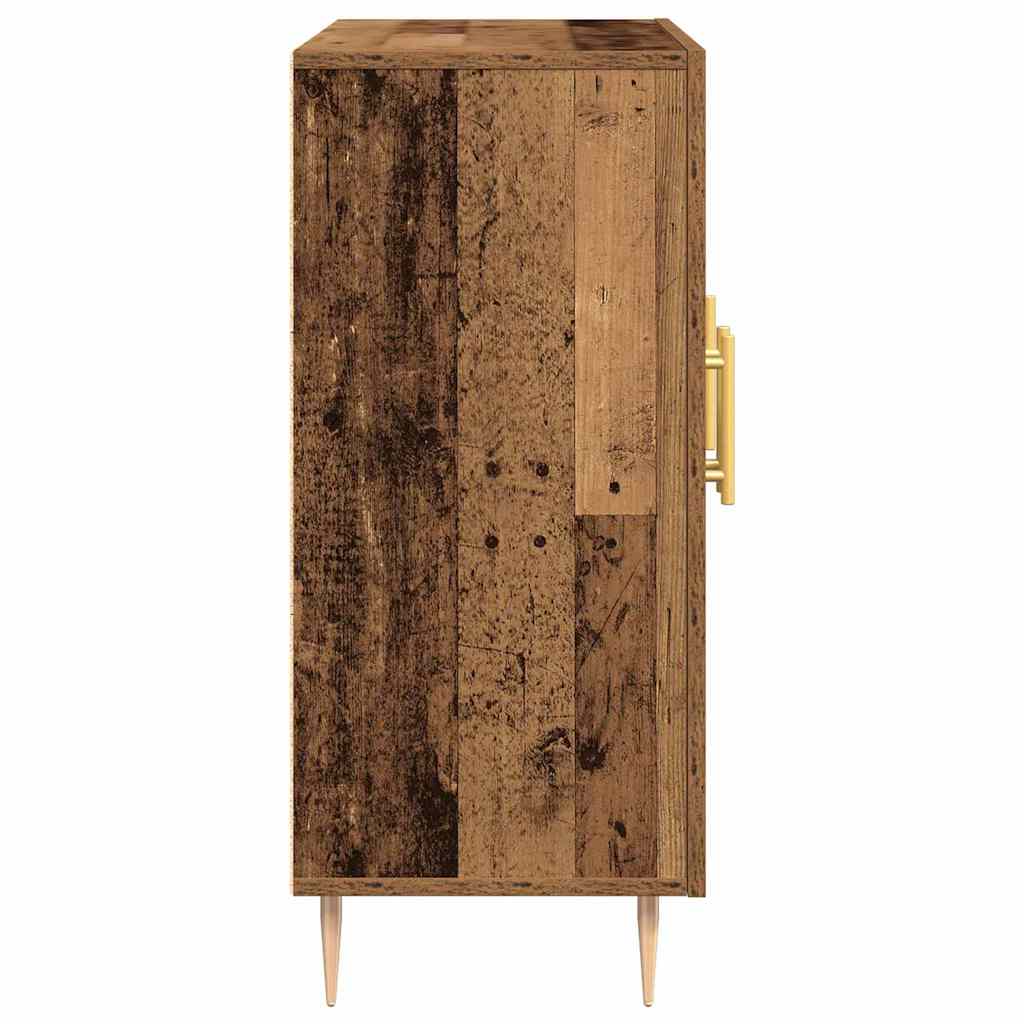 Dressoir Oudhout 90 x 34 x 80 cm Bewerkt hout is nu te koop bij PeponiXL, paradijselijk wonen!