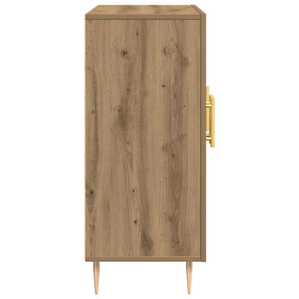 Dressoir Artisan Eiken 90 x 34 x 80 cm Bewerkt hout is nu te koop bij PeponiXL, paradijselijk wonen!