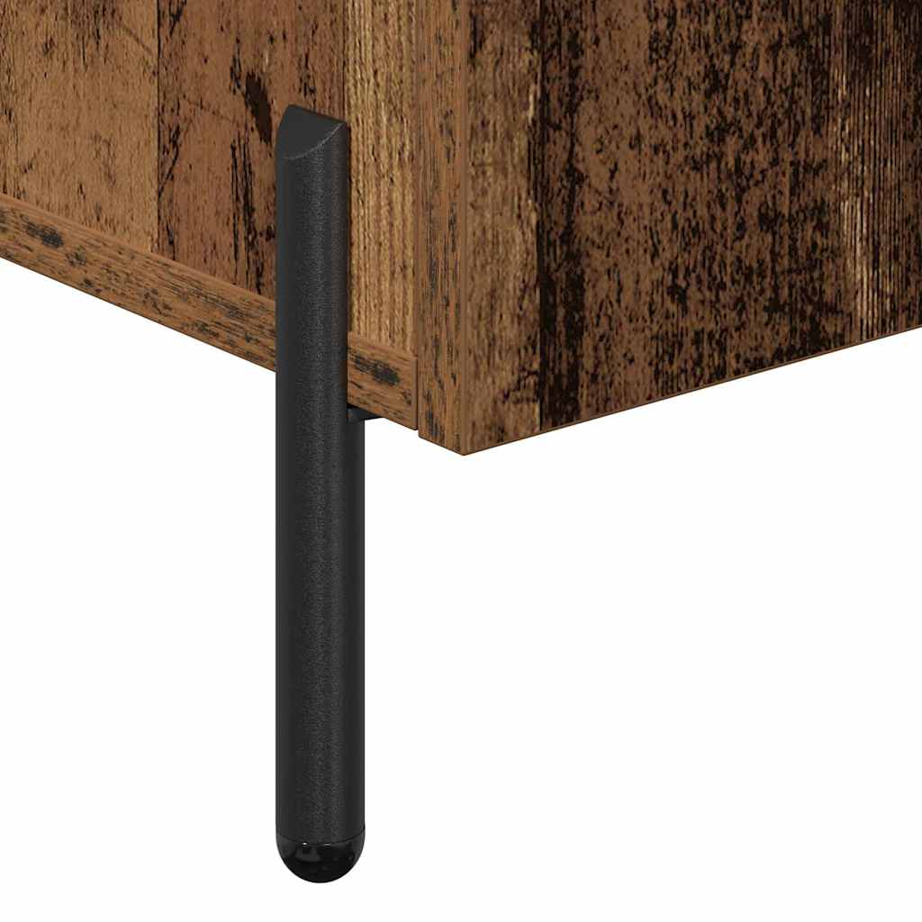 Dressoir Oudhout 90 x 34 x 80 cm Bewerkt hout is nu te koop bij PeponiXL, paradijselijk wonen!
