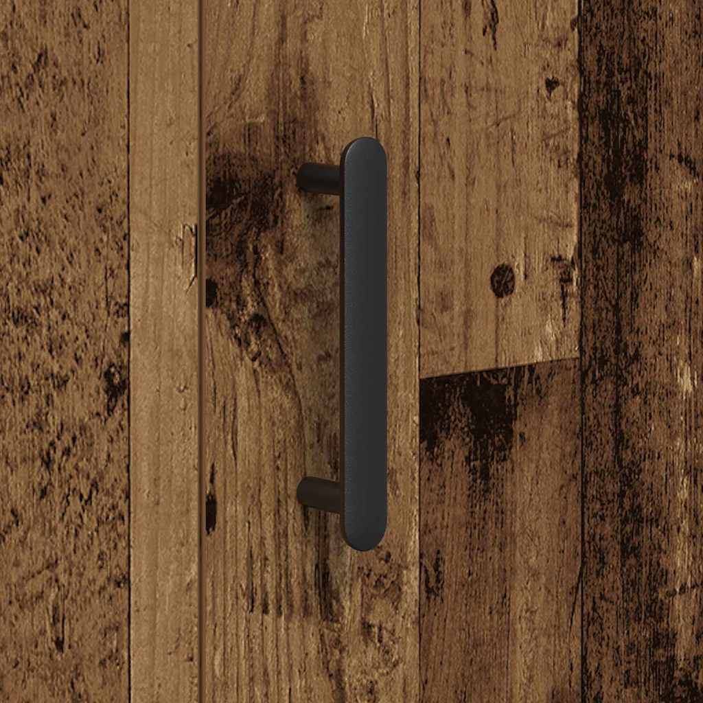 Dressoir Oudhout 90 x 34 x 80 cm Bewerkt hout is nu te koop bij PeponiXL, paradijselijk wonen!
