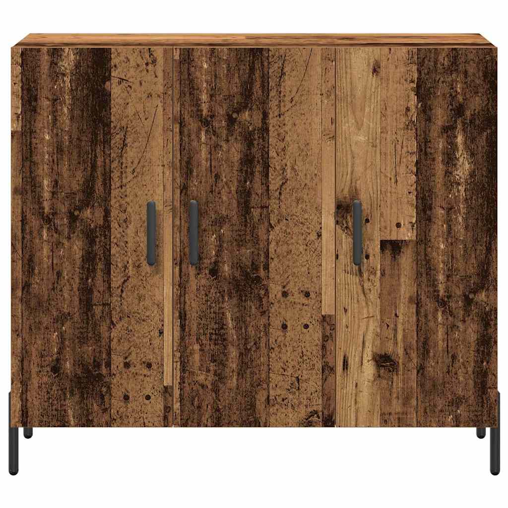 Dressoir Oudhout 90 x 34 x 80 cm Bewerkt hout is nu te koop bij PeponiXL, paradijselijk wonen!