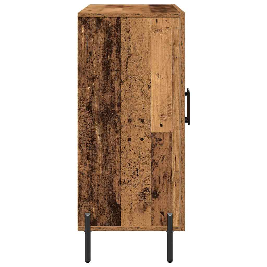 Dressoir Oudhout 90 x 34 x 80 cm Bewerkt hout is nu te koop bij PeponiXL, paradijselijk wonen!