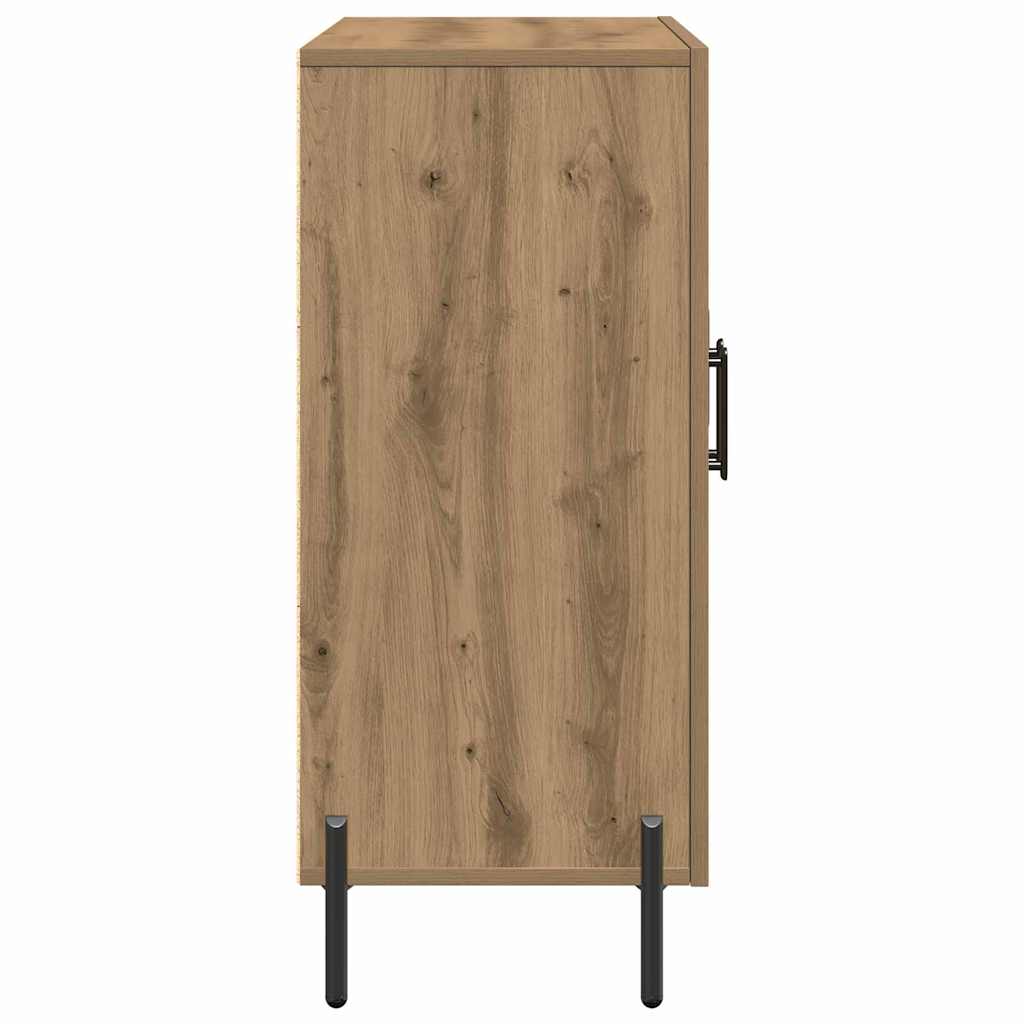Dressoir Artisan Eiken 90 x 34 x 80 cm Bewerkt hout is nu te koop bij PeponiXL, paradijselijk wonen!