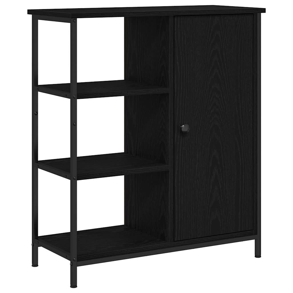 Dressoir Zwart Eiken 70 x 30 x 80 cm is nu te koop bij PeponiXL, paradijselijk wonen!