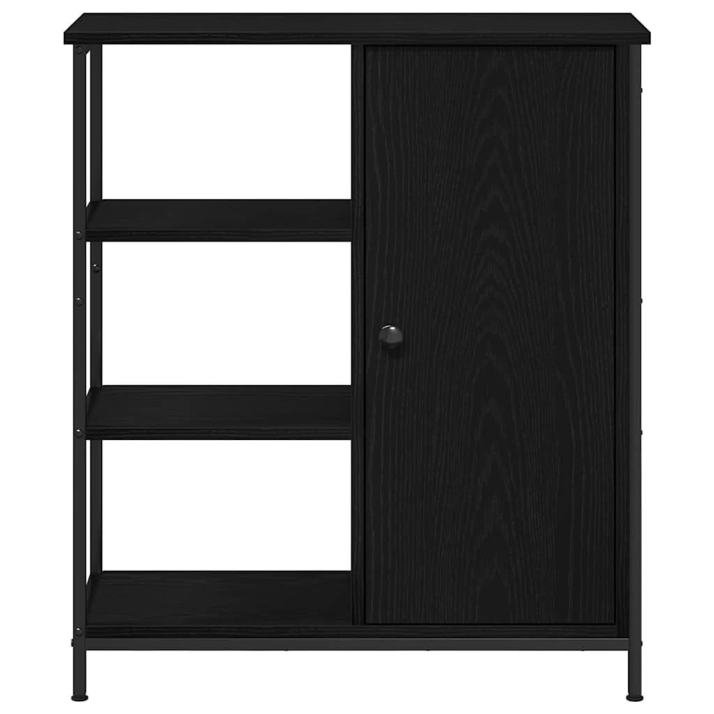 Dressoir Zwart Eiken 70 x 30 x 80 cm is nu te koop bij PeponiXL, paradijselijk wonen!