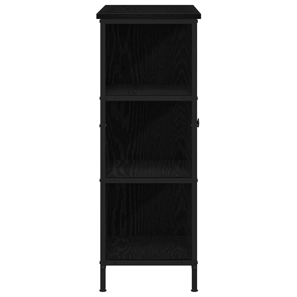 Dressoir Zwart Eiken 70 x 30 x 80 cm is nu te koop bij PeponiXL, paradijselijk wonen!