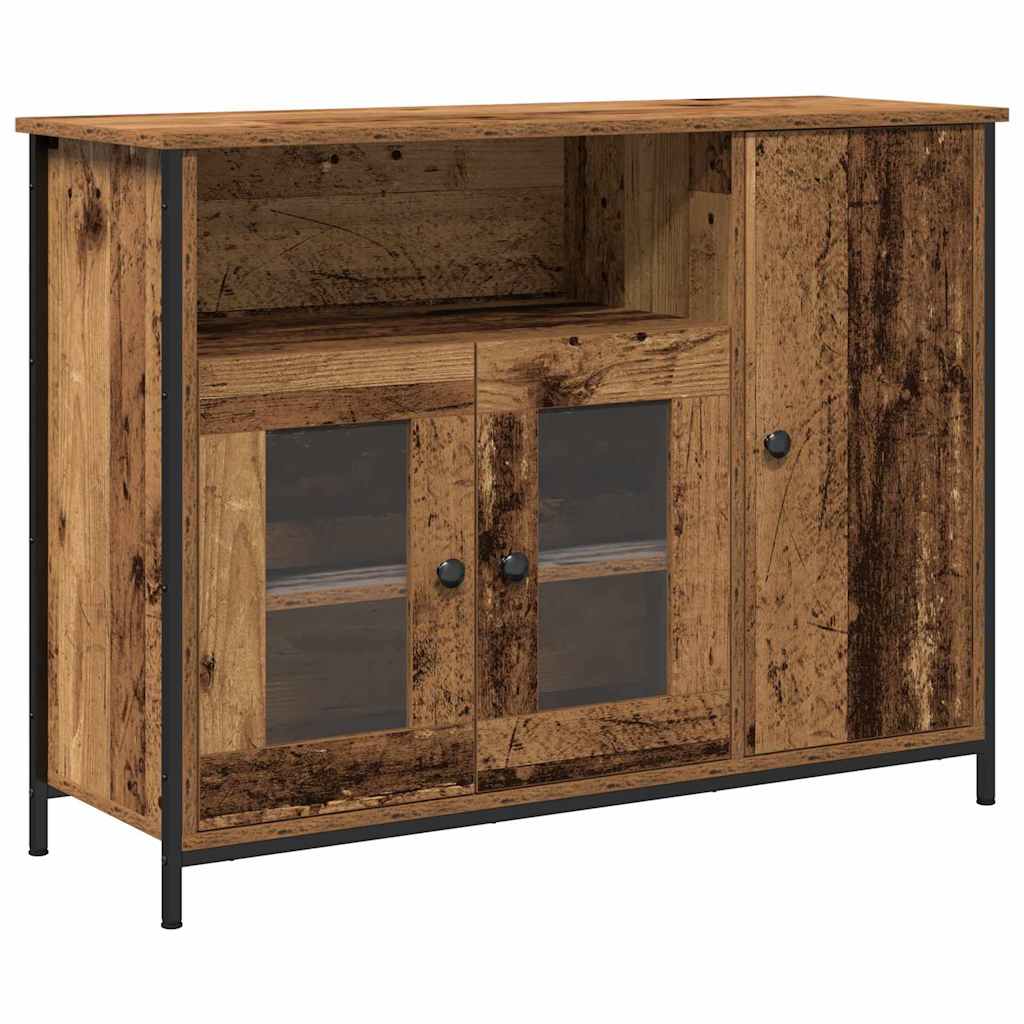 Dressoir Oudhout 100 x 35 x 75 cm is nu te koop bij PeponiXL, paradijselijk wonen!