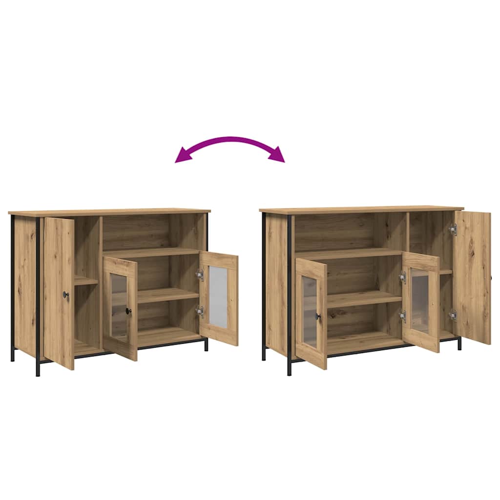 Dressoir Artisan Eiken 100 x 35 x 75 cm is nu te koop bij PeponiXL, paradijselijk wonen!