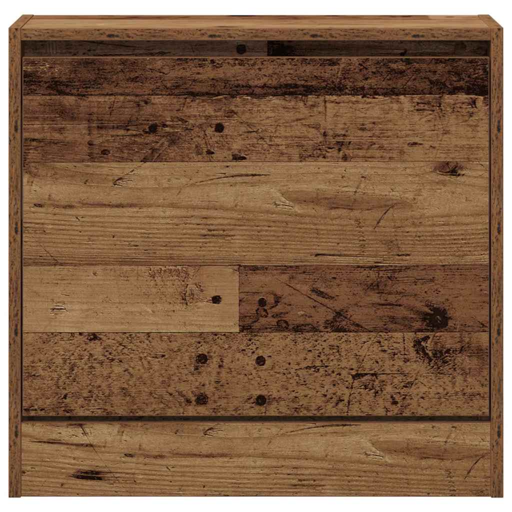 Schoenenkast met plank Oudhout 60 x 21 x 57 cm Bewerkt hout is nu te koop bij PeponiXL, paradijselijk wonen!