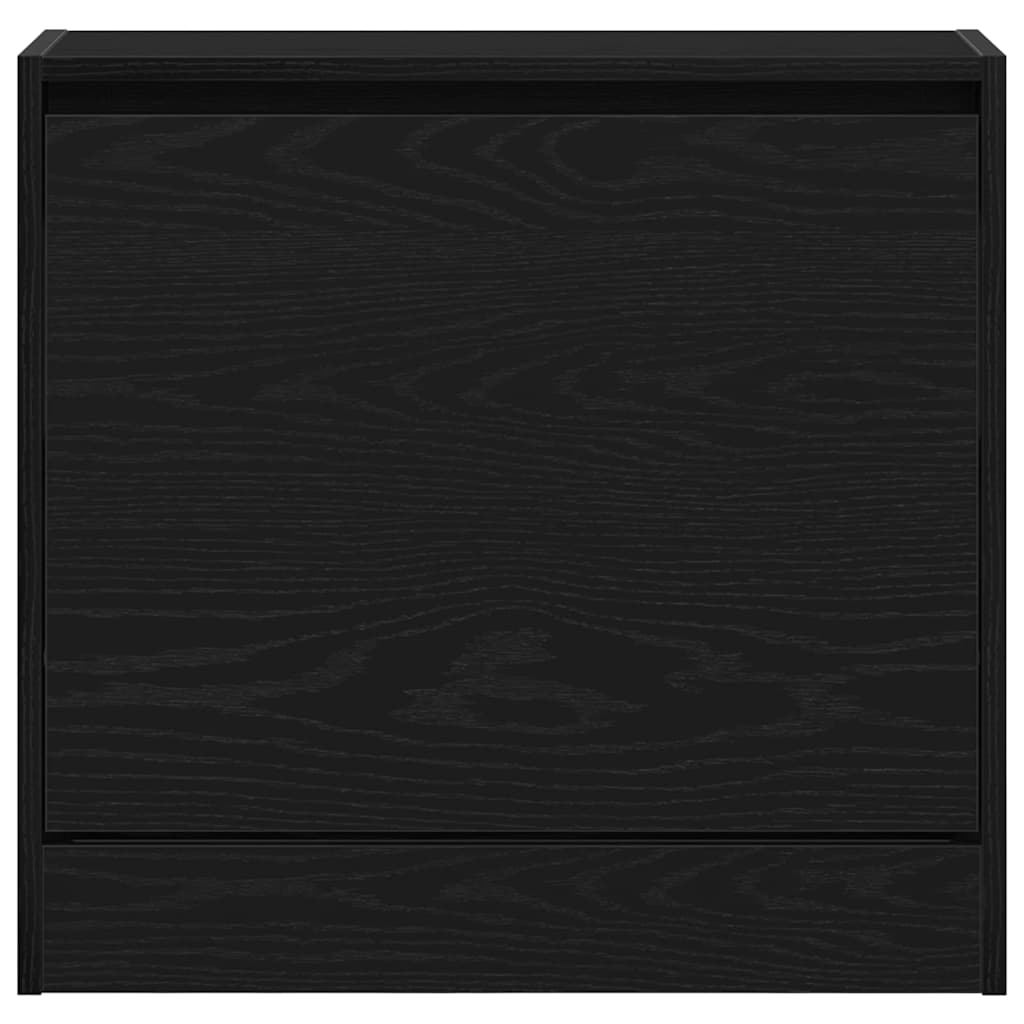 Schoenenkast met plank Zwart Eiken 60 x 21 x 57 cm Bewerkt hout is nu te koop bij PeponiXL, paradijselijk wonen!