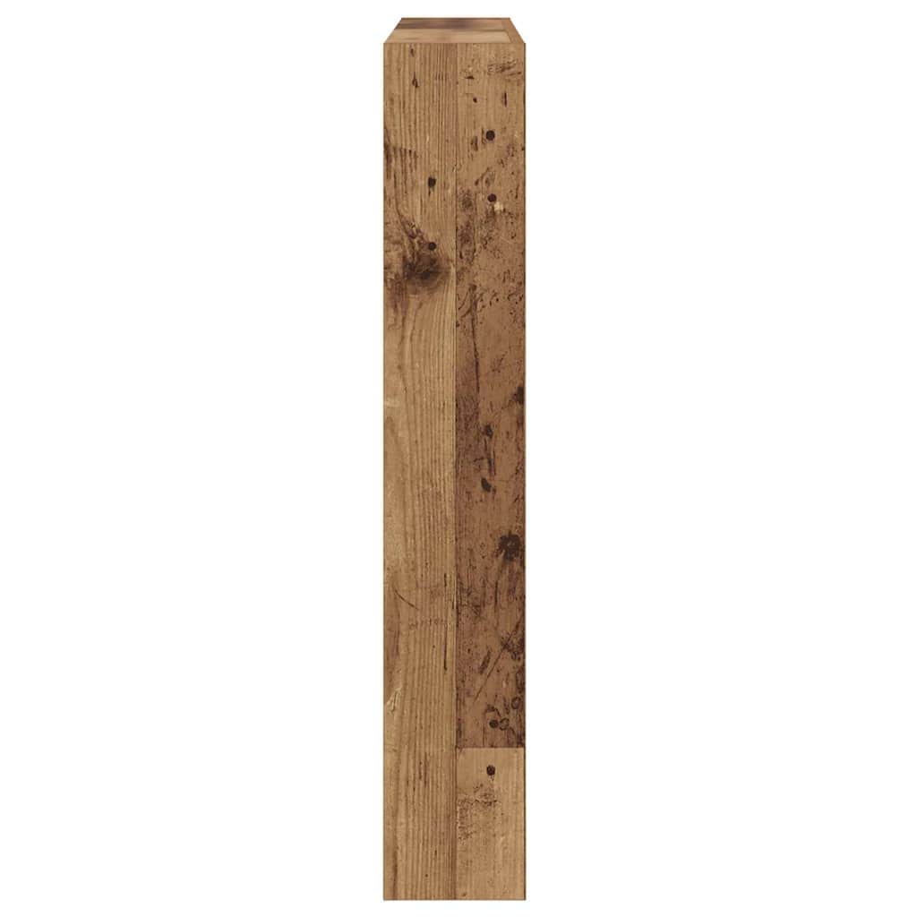 Hoofdbord met plank Oud Hout 120 x 17 x 102 cm Bewerkt hout is nu te koop bij PeponiXL, paradijselijk wonen!
