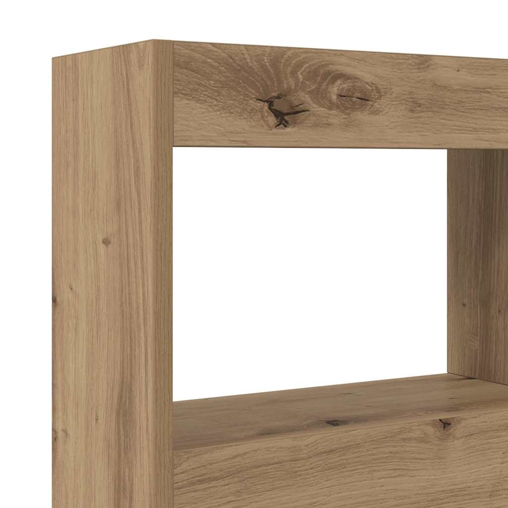 Hoofdbord Artisan Eiken 120 x 17 x 102 cm Bewerkt hout is nu te koop bij PeponiXL, paradijselijk wonen!