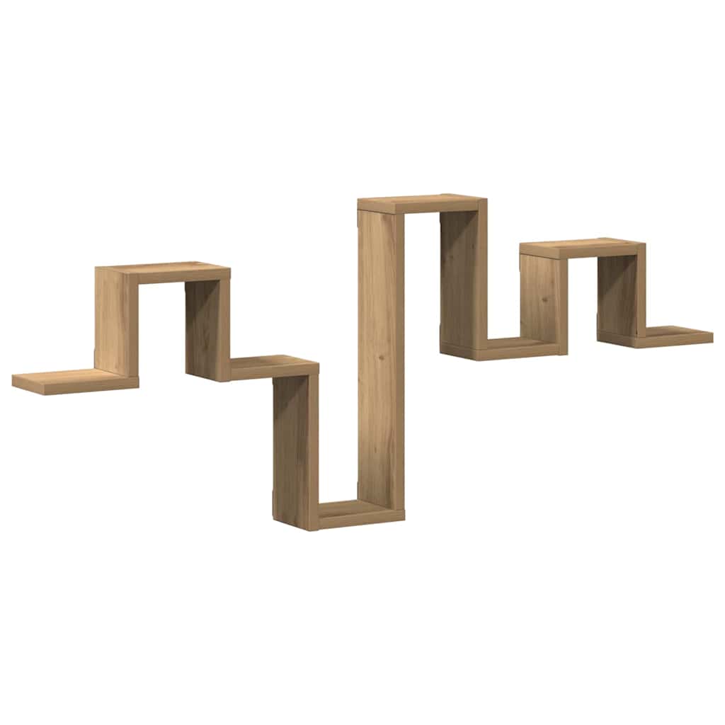 Wandplank Wandgemonteerd Artisan Eiken 104.5 x 43 x 10 cm is nu te koop bij PeponiXL, paradijselijk wonen!