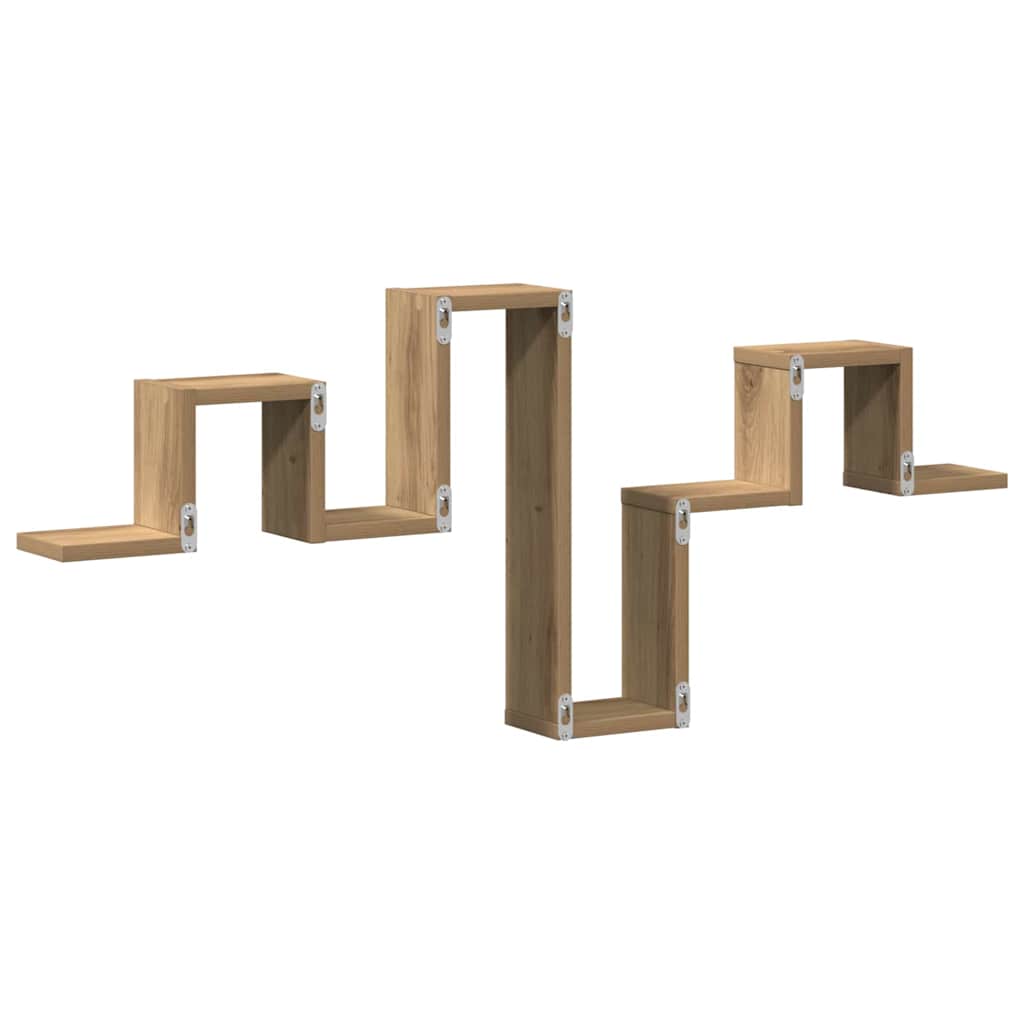 Wandplank Wandgemonteerd Artisan Eiken 104.5 x 43 x 10 cm is nu te koop bij PeponiXL, paradijselijk wonen!