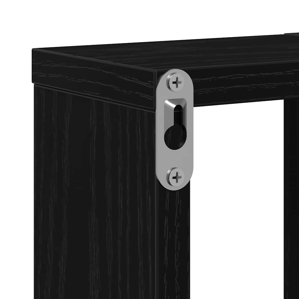 Wandplank Wandgemonteerd Zwart Eiken 104.5 x 43 x 10 cm is nu te koop bij PeponiXL, paradijselijk wonen!