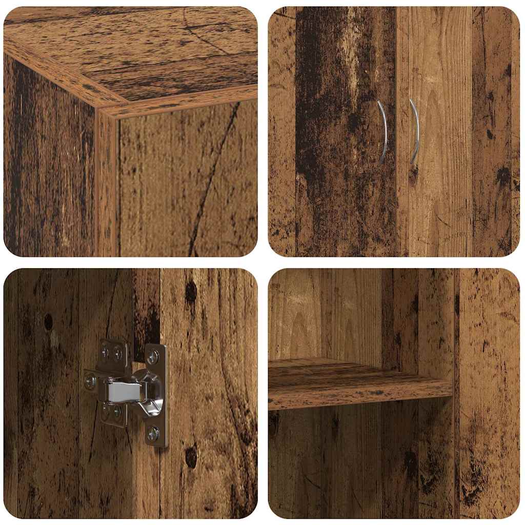 Kantoorkast Zwart Eiken 70 x 32 x 77.5 cm Bewerkt hout is nu te koop bij PeponiXL, paradijselijk wonen!