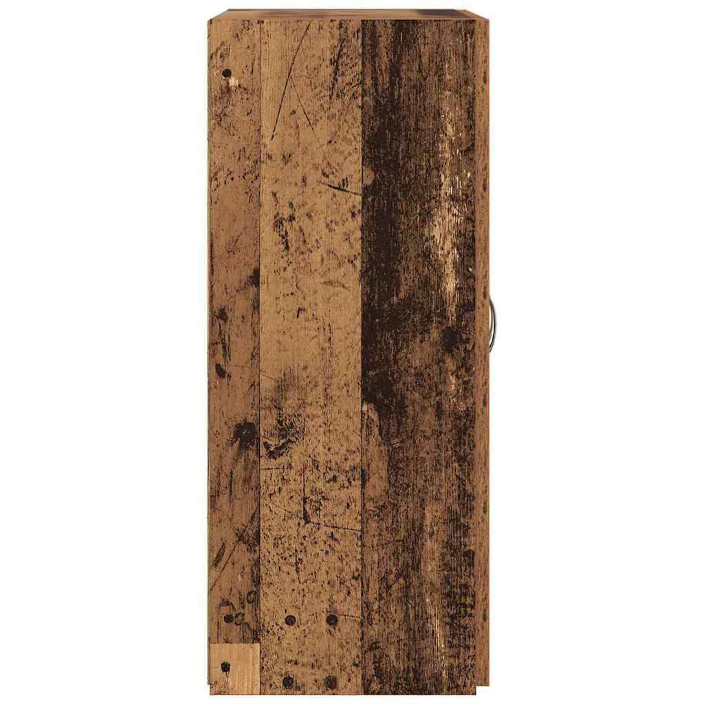 Kantoorkast Zwart Eiken 70 x 32 x 77.5 cm Bewerkt hout is nu te koop bij PeponiXL, paradijselijk wonen!