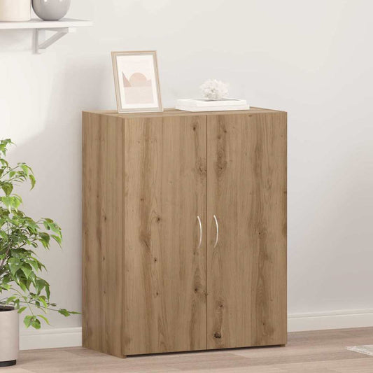 Kantoor kast met plank artisanaal eikenkleurig 60 x 32 x 77.5 is nu te koop bij PeponiXL, paradijselijk wonen!