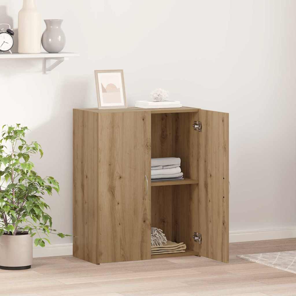 Kantoorkast met plank Oudhout 70 x 32 x 77.5 cm Bewerkt hout is nu te koop bij PeponiXL, paradijselijk wonen!