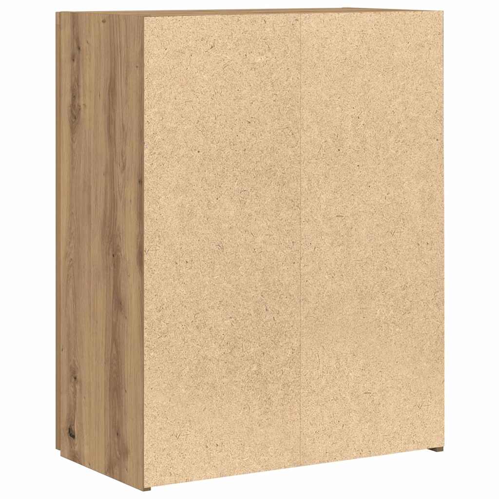 Kantoorkast met plank Oudhout 70 x 32 x 77.5 cm Bewerkt hout is nu te koop bij PeponiXL, paradijselijk wonen!