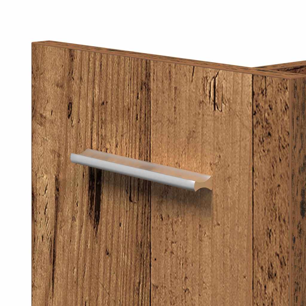 Kast met wiel Oudhout 60 x 22 x 79 cm is nu te koop bij PeponiXL, paradijselijk wonen!