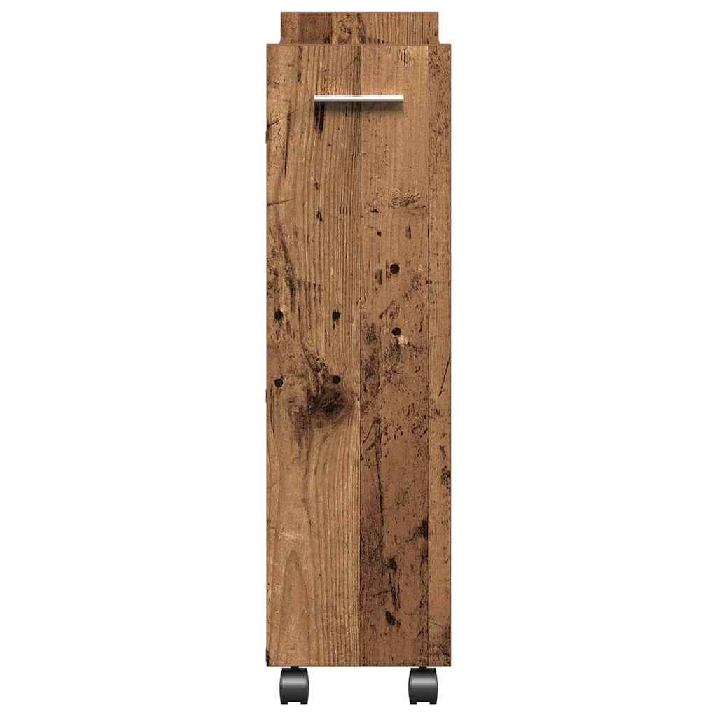 Kast met wiel Oudhout 60 x 22 x 79 cm is nu te koop bij PeponiXL, paradijselijk wonen!