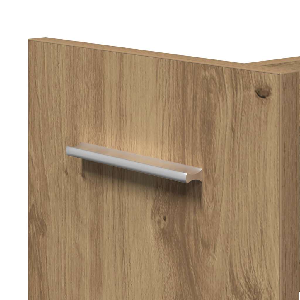 Kast met wiel Artisan Eiken 60 x 22 x 79 cm is nu te koop bij PeponiXL, paradijselijk wonen!