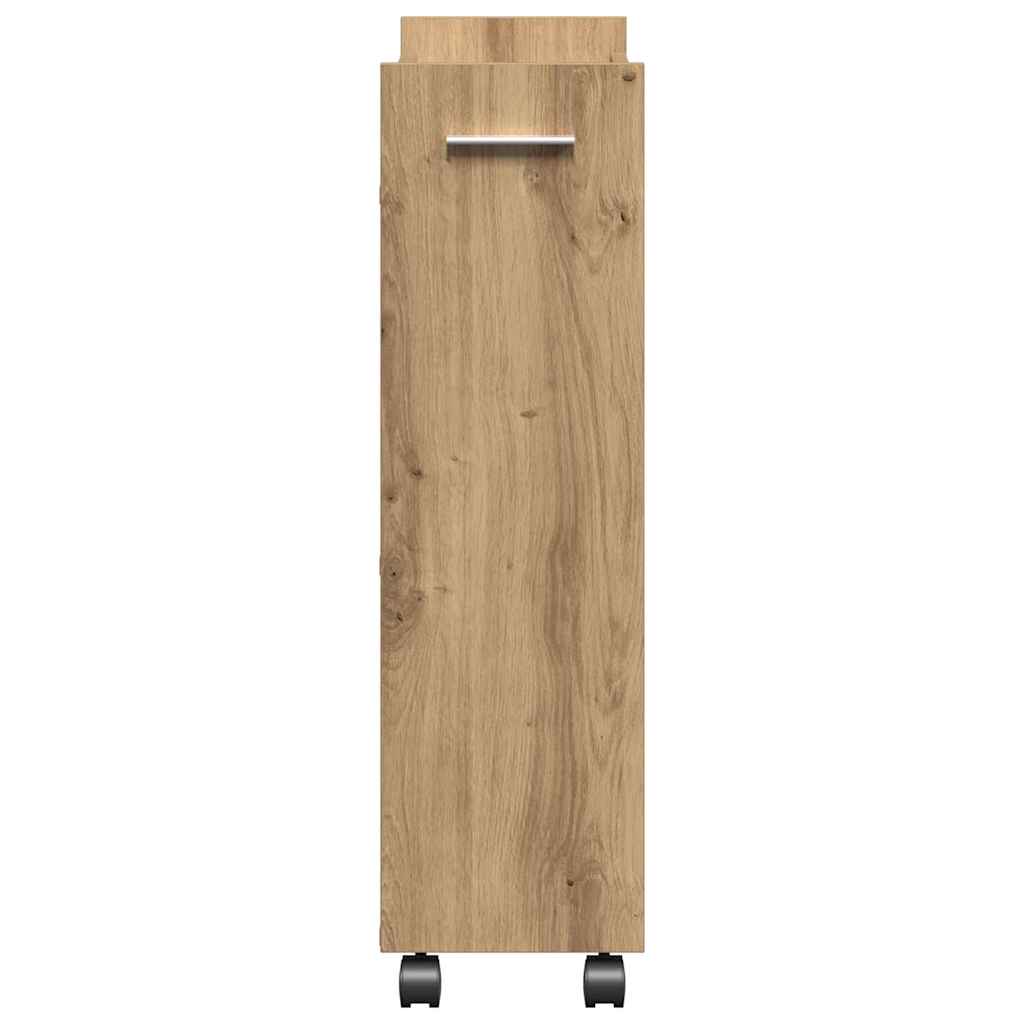 Kast met wiel Artisan Eiken 60 x 22 x 79 cm is nu te koop bij PeponiXL, paradijselijk wonen!