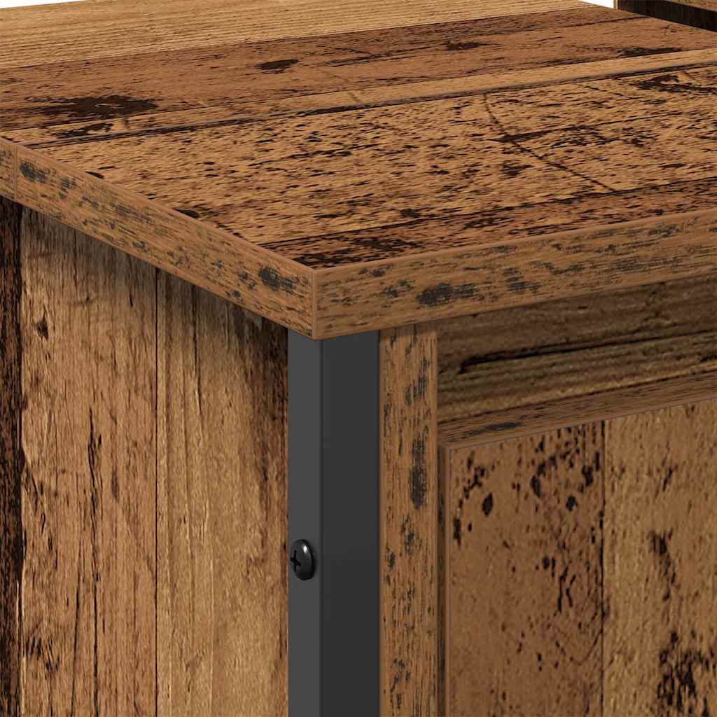 Badkamertenk te kast Oud Hout 60 x 35 x 60 cm Bewerkt hout is nu te koop bij PeponiXL, paradijselijk wonen!