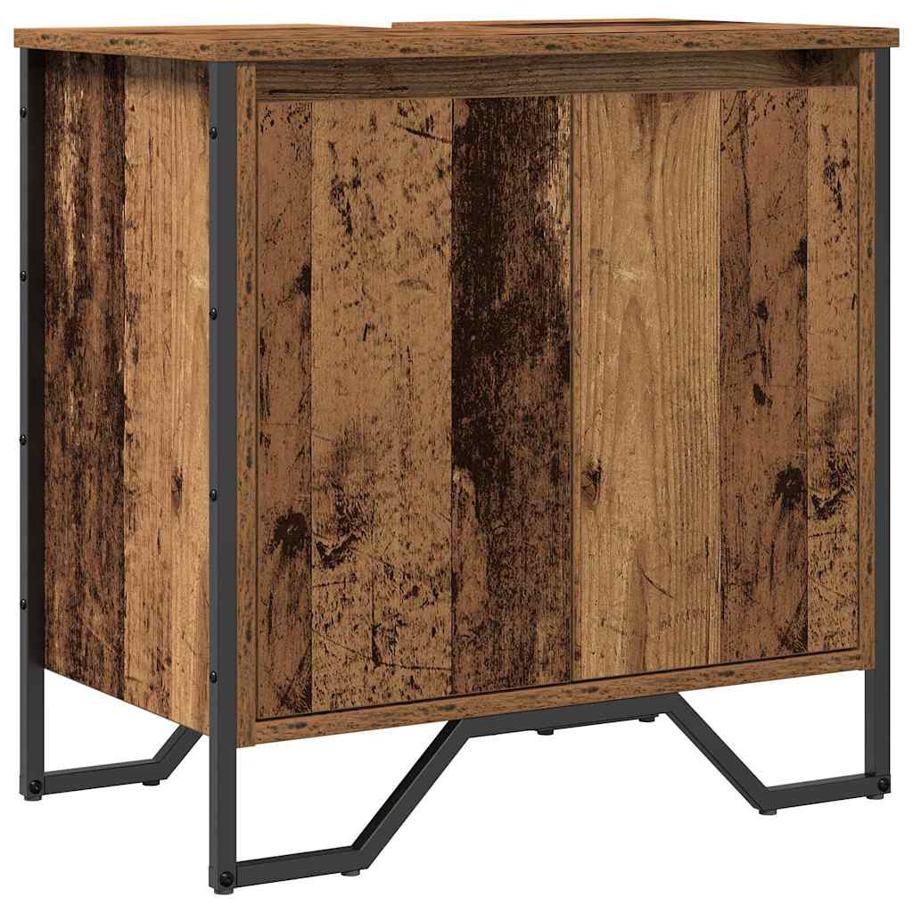 Badkamertenk te kast Oud Hout 60 x 35 x 60 cm Bewerkt hout is nu te koop bij PeponiXL, paradijselijk wonen!