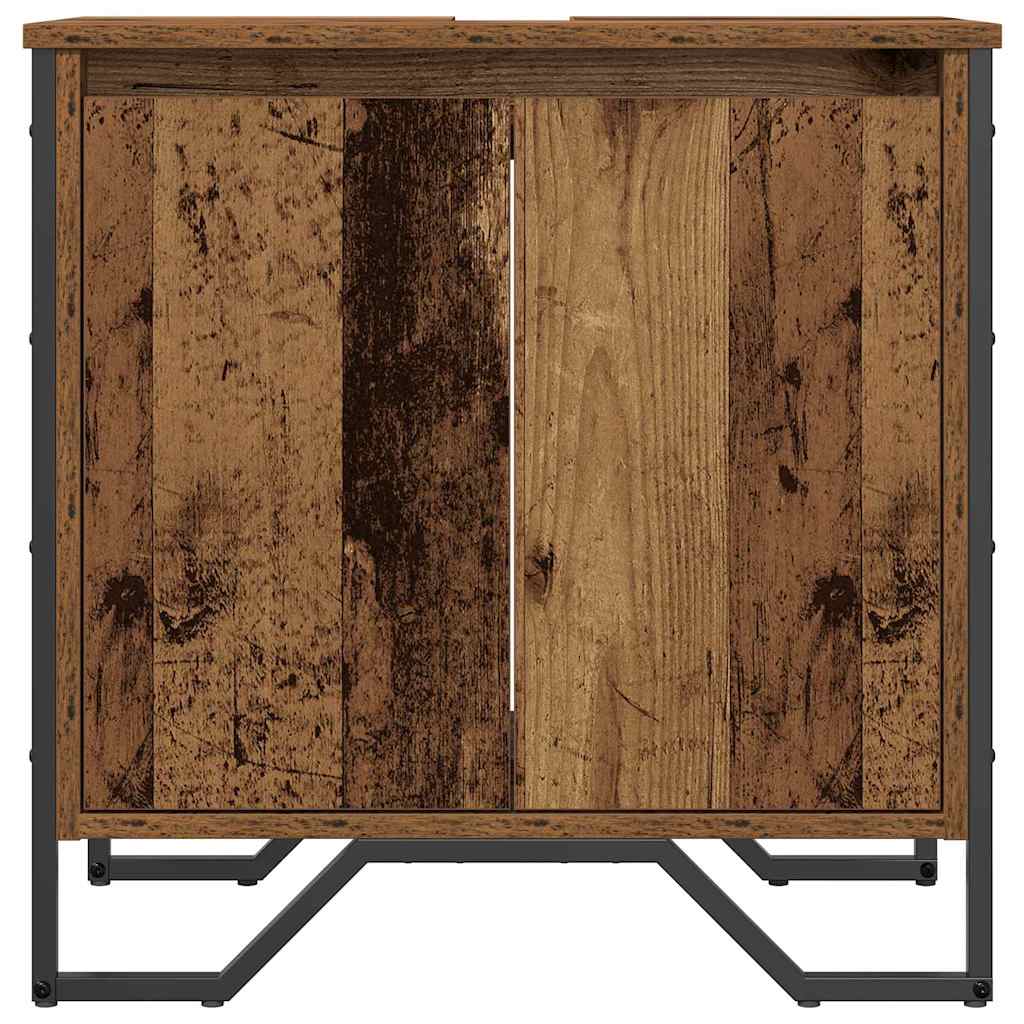 Badkamertenk te kast Oud Hout 60 x 35 x 60 cm Bewerkt hout is nu te koop bij PeponiXL, paradijselijk wonen!