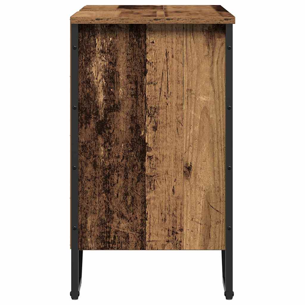 Badkamertenk te kast Oud Hout 60 x 35 x 60 cm Bewerkt hout is nu te koop bij PeponiXL, paradijselijk wonen!
