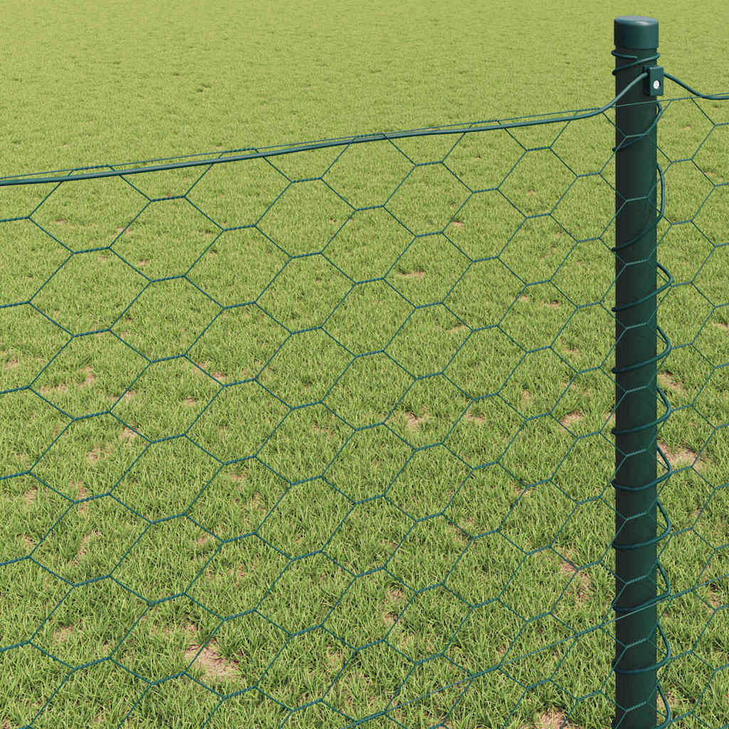 Hexagon Hek Groen 0,8 x 50 m PVC is nu te koop bij PeponiXL, paradijselijk wonen!