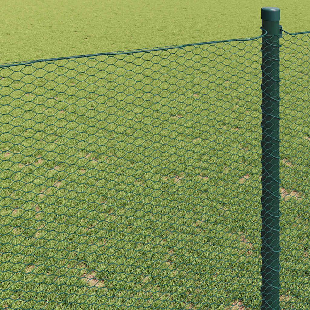 Hexagon Hek Groen 1,4 x 50 m PVC is nu te koop bij PeponiXL, paradijselijk wonen!