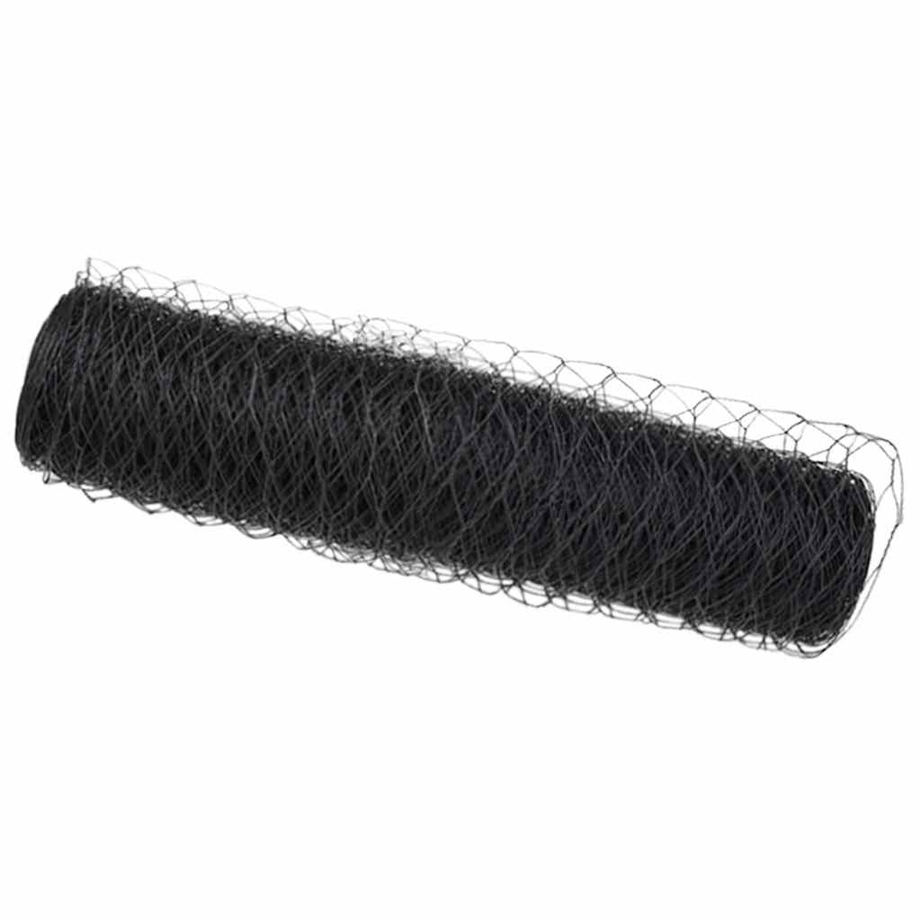 Hexagon Hek Grijs 0,4 x 25 m PVC is nu te koop bij PeponiXL, paradijselijk wonen!