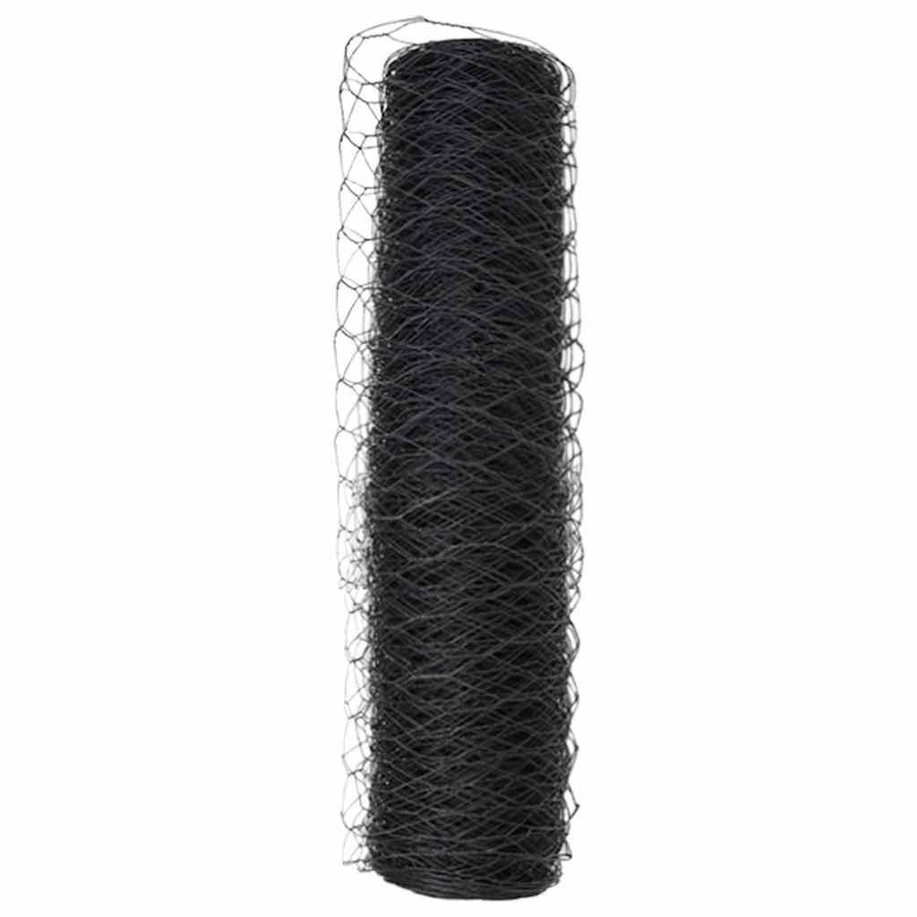 Hexagon Hek Grijs 0,4 x 25 m PVC is nu te koop bij PeponiXL, paradijselijk wonen!